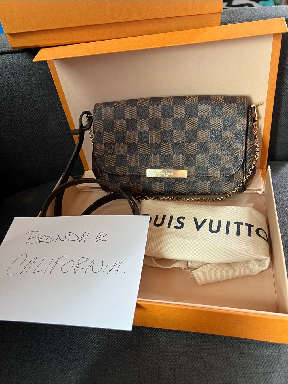 Louis Vuitton Favorite PM Damier Ebene